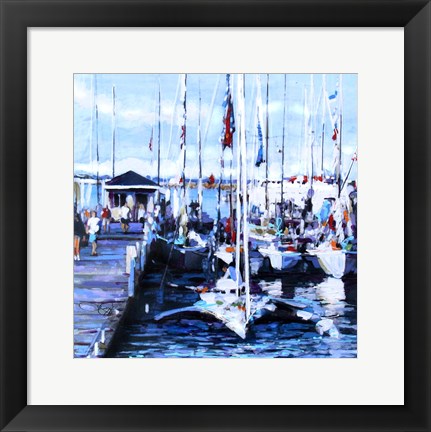 Framed Mackinac Boat Race Print