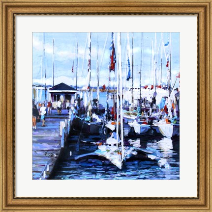 Framed Mackinac Boat Race Print