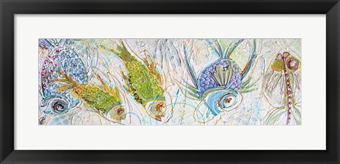 Framed Fish Five Print