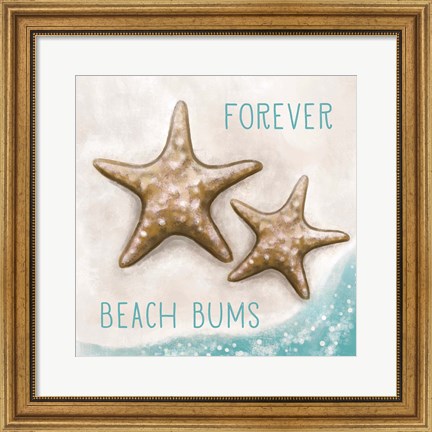 Framed Forever Beach Bums Print