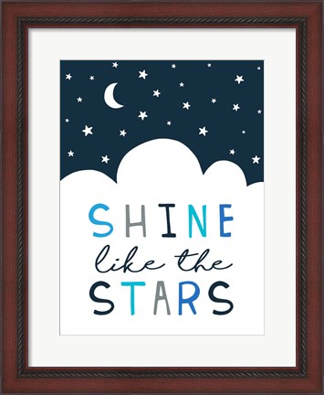 Framed Shine Like the Stars Print