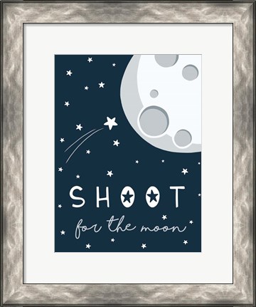 Framed Shoot for the Moon Print