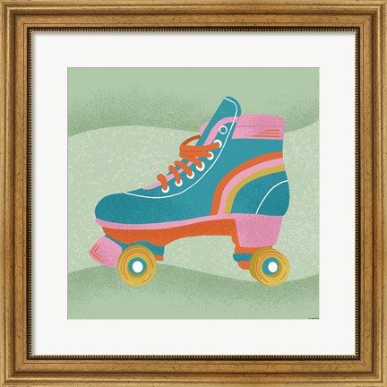 Framed Roller Skate Print