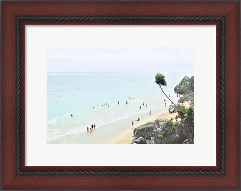 Framed Tulum Beach II Print