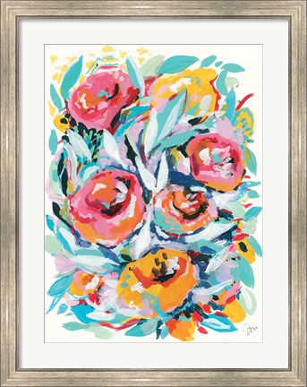 Framed Rose Garden Print