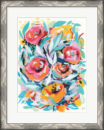 Framed Rose Garden Print