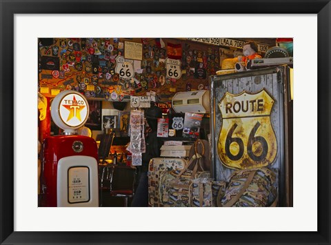 Framed Route66 Interior Store Print