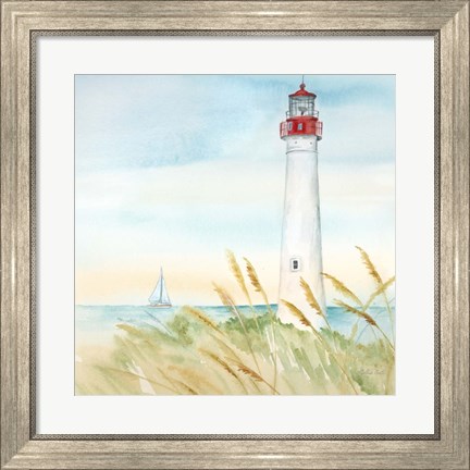 Framed East Coast Lighthouse II Print