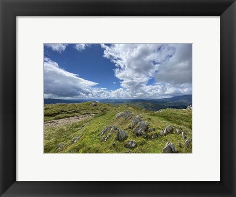 Framed Highland Path Landscape Print