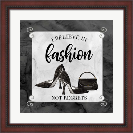 Framed Fashion Humor VII-Believe in Fashion Print