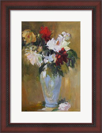 Framed Flower Power Vase Print