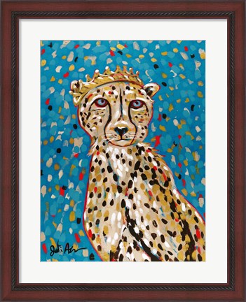 Framed Queen Cheetah Print