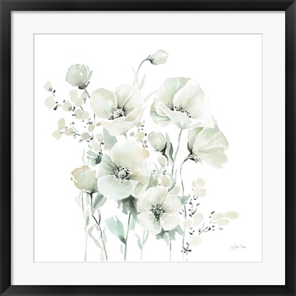 Framed Secret Garden Bouquet II Print