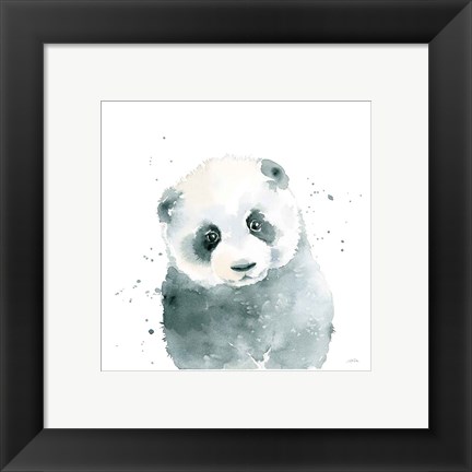 Framed Panda Cub Print