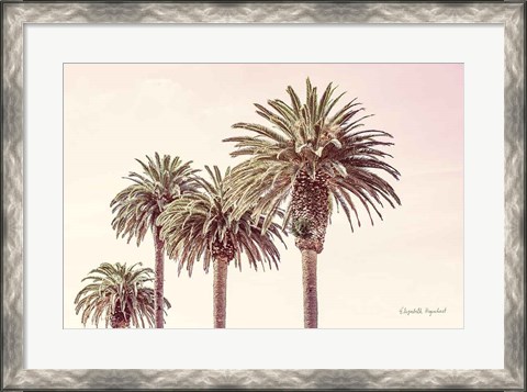 Framed Pastel Palms Print