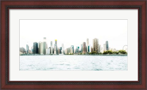 Framed Chicago Coastline Print