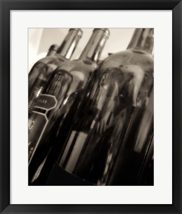 Framed Open Bottles I Print