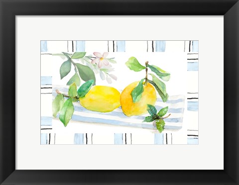 Framed Spring Citron Print
