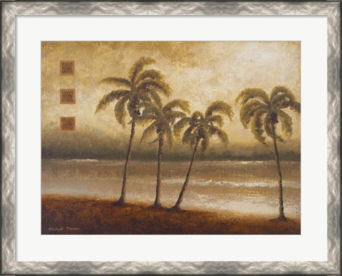 Framed Tropical Escape I Print