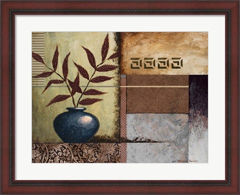 Framed Cobalt Vase Print