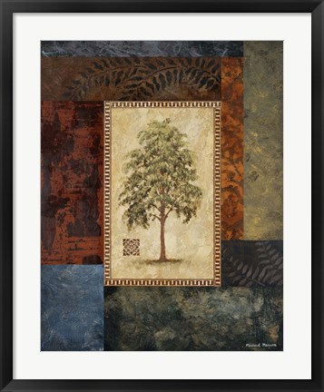 Framed Eucalyptus Tree I Print