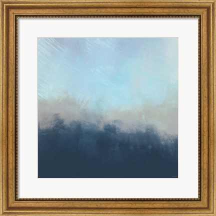 Framed Ocean Fog I Print