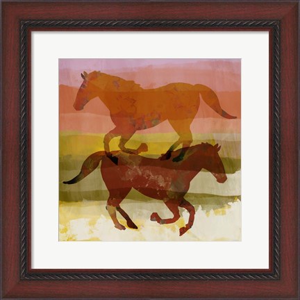 Framed Equestrian Fantasy Print