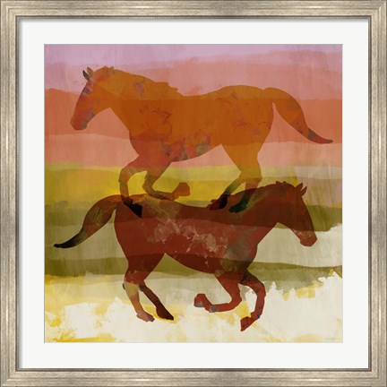 Framed Equestrian Fantasy Print