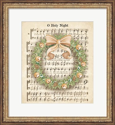 Framed Christmas Carol Holly II Print