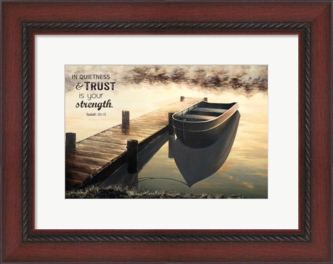 Framed Trust (Quiet Morning) Print