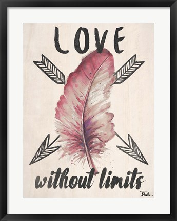 Framed Fearless Limits II Print