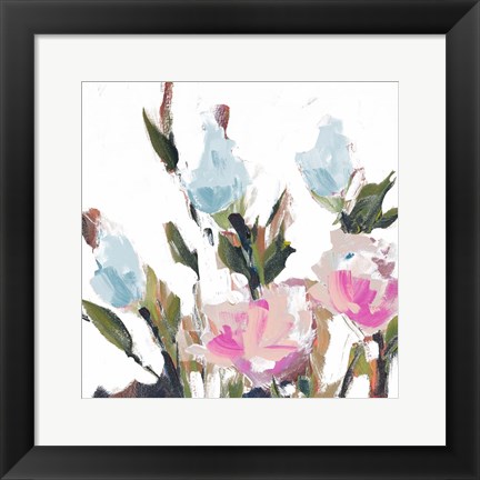 Framed Blossoms II Print