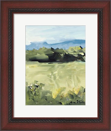 Framed Abstract Scenery Print