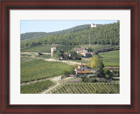 Framed Tuscany 2 Print
