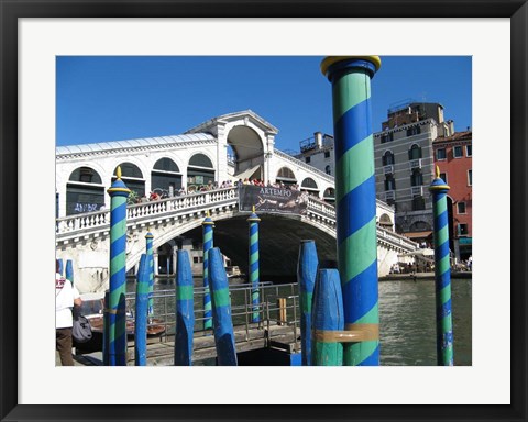 Framed Venice - Rialto Bridge Print