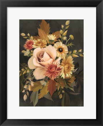 Framed Romantic Autumn I Print