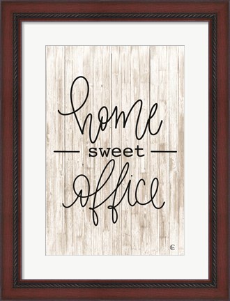 Framed Home Sweet Office Print