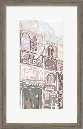 Framed Paris Street 2 Print