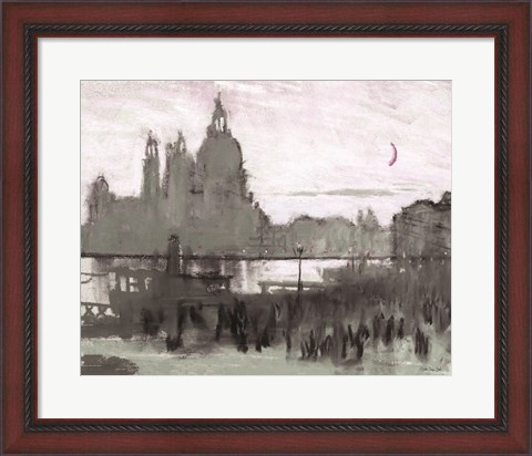 Framed Venice Moonlight Print