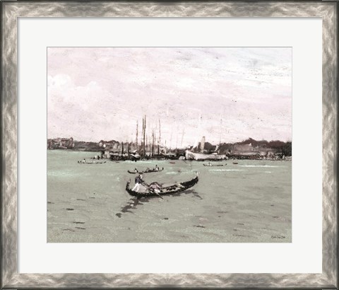 Framed Venice Gondola Print