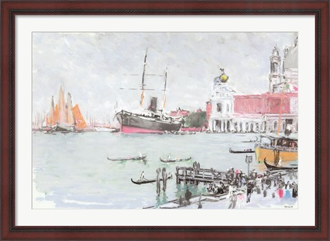 Framed Port of Venice Print