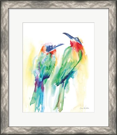 Framed Tropical Birds Print