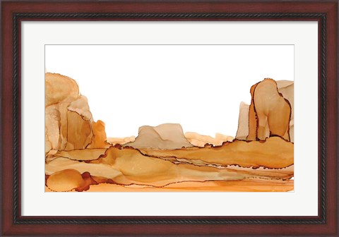 Framed Brownscape I Print