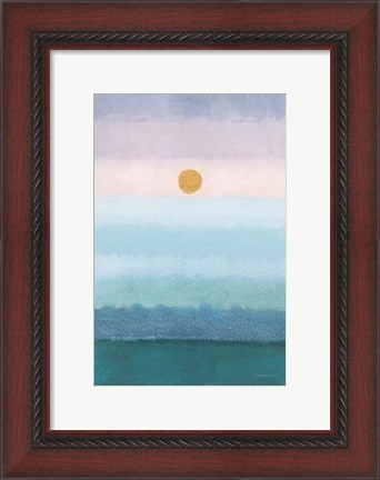 Framed Rising and Setting Print