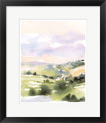 Framed Spring Hills I Print
