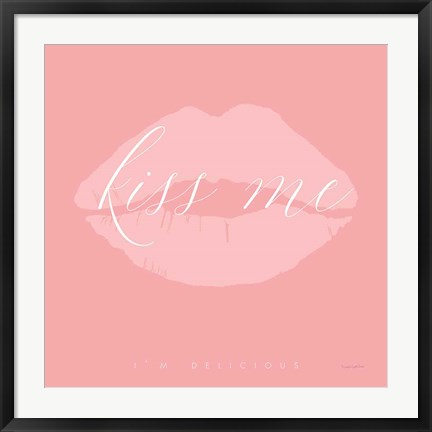 Framed Kiss Me Print