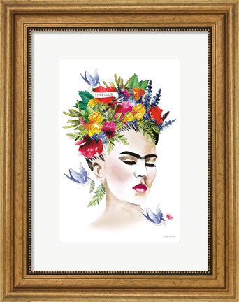 Framed She is Frida Print