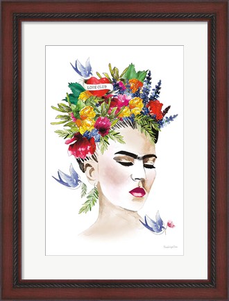 Framed She is Frida Print