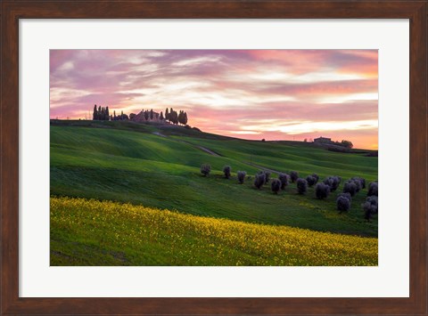 Framed Tuscany Palette Print