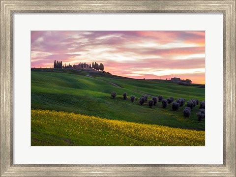 Framed Tuscany Palette Print